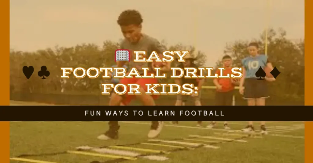 🥅 Easy Football Drills for Kids Fun Ways to Learn Football