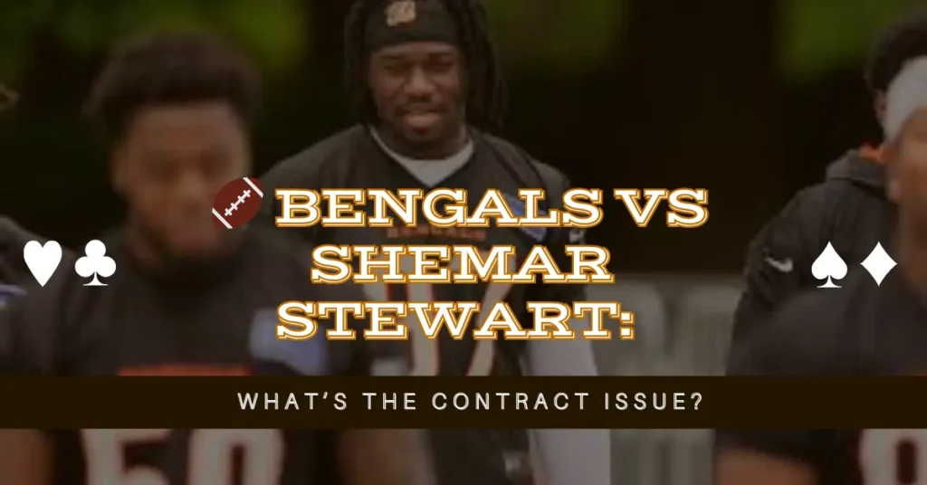 Bengals vs Shemar Stewart: What’s the Contract Issue? 1 🏈 Bengals vs Shemar Stewart What’s the Contract Issue